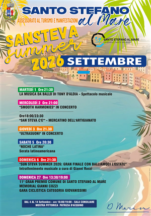 Calendario manifestazioni Settembre 2026